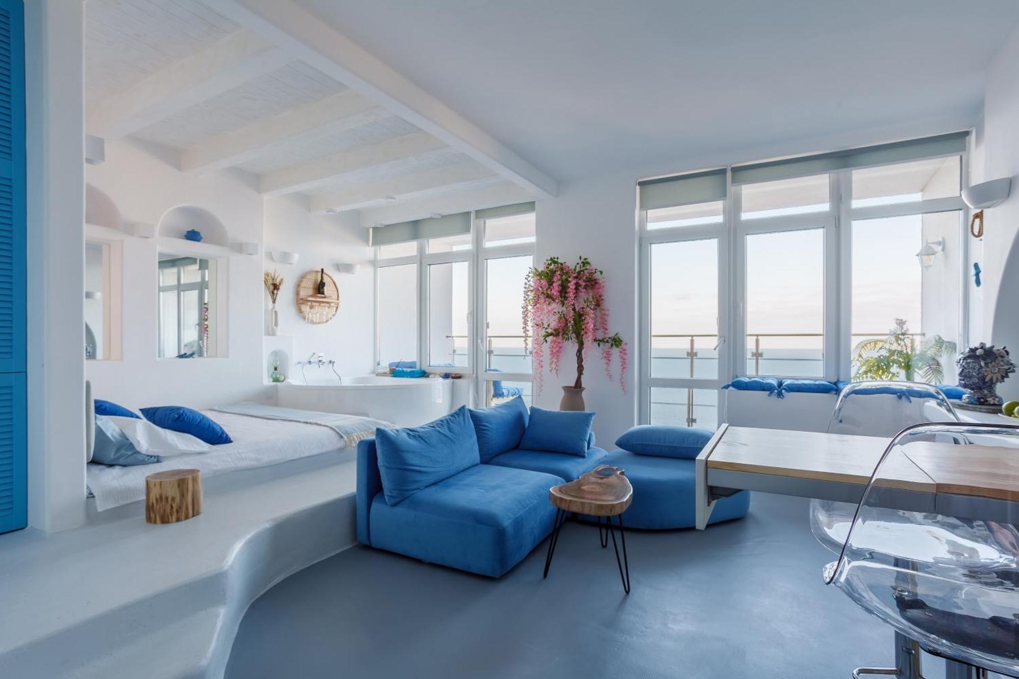 Anna Maria Santorini - Greek Suite & Large Sea Terrace Arcadia Oldenburg Bagian luar foto