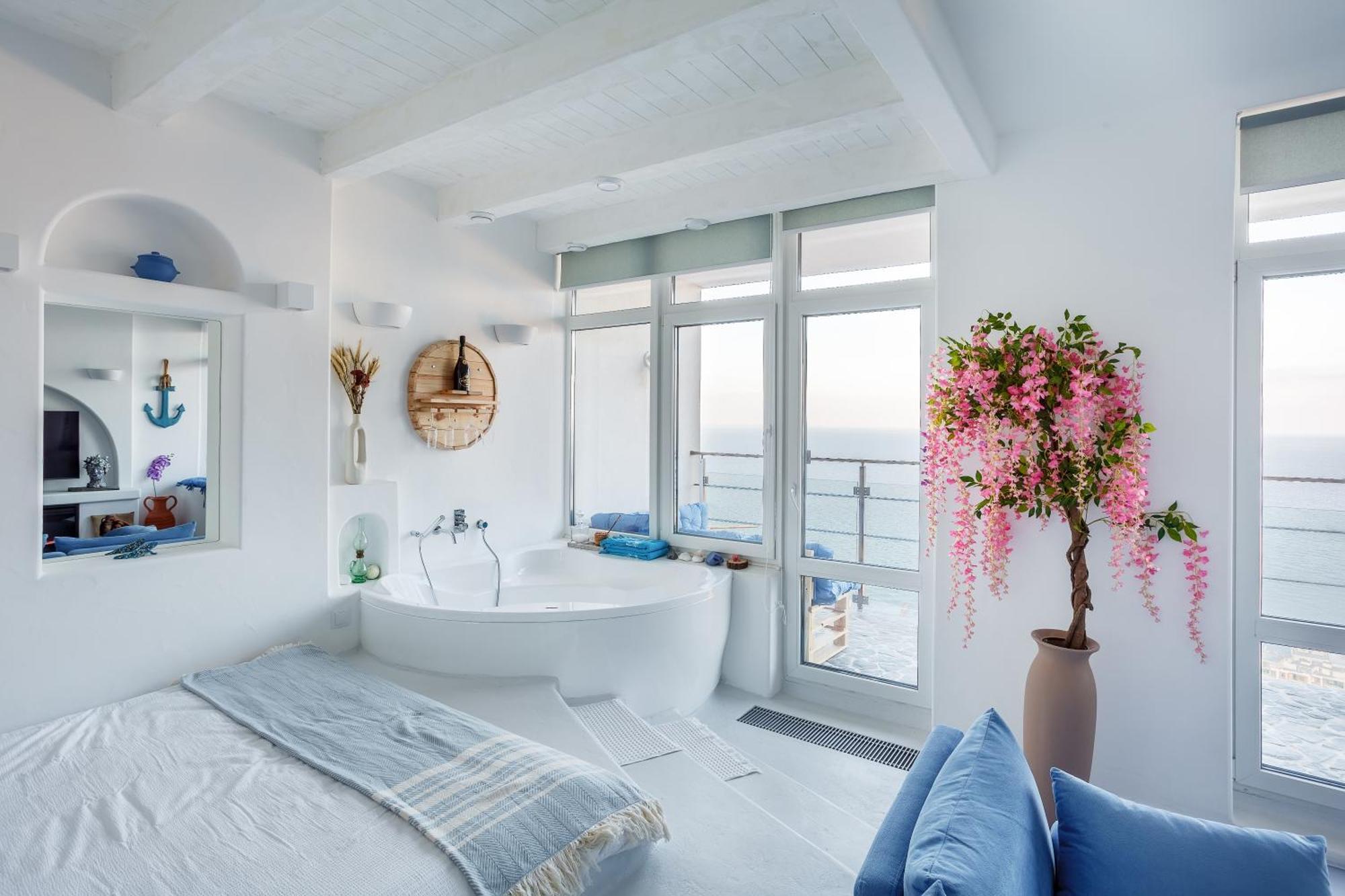 Anna Maria Santorini - Greek Suite & Large Sea Terrace Arcadia Oldenburg Bagian luar foto
